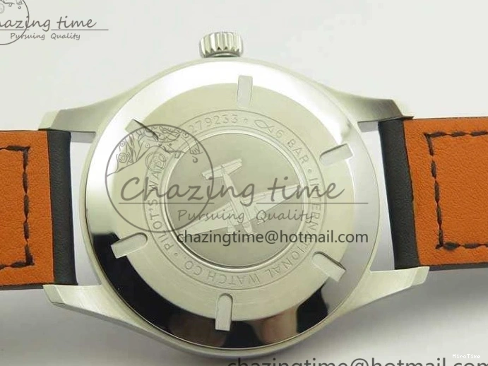 MIROTIME 0309 SoftTouch Mark XVIII Le Petit Prince IW327001 SS MKS 1:1 Best Edition Black Dial On Leather Strap MIYOTA9015 V 7216